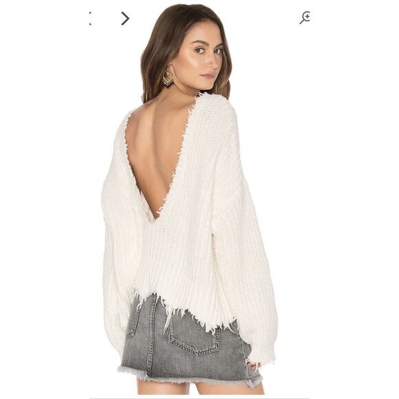 Revolve Wildfox Palmetto Reversible Knit Sweater Womens Size Small reversible - Picture 9 of 14